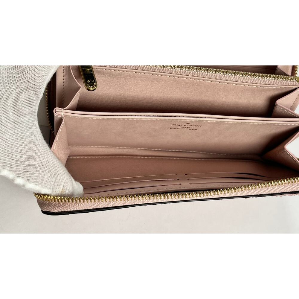 Louis Vuitton Monogram Exotics Pink Python Zippy … - image 8